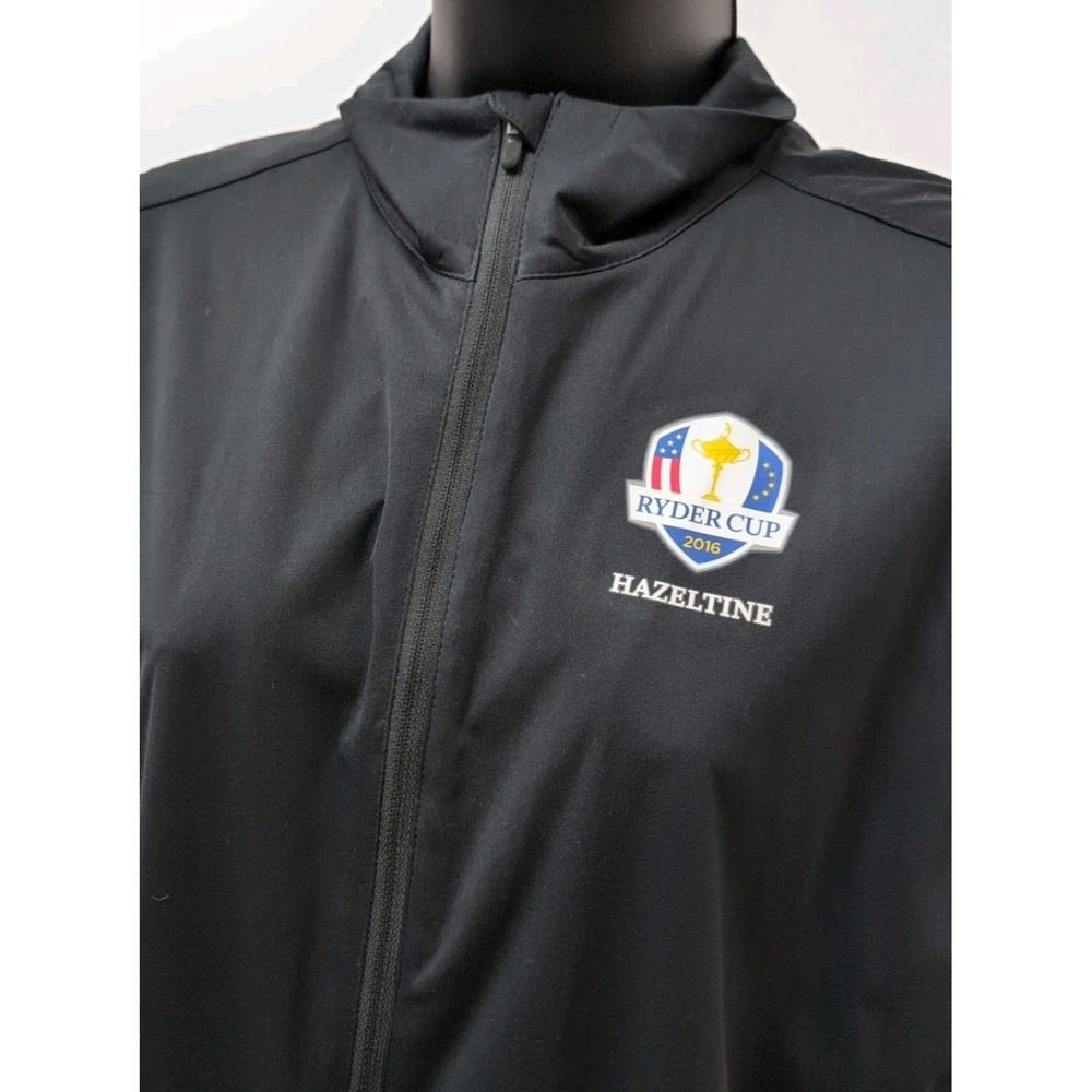 Nike Womens Size‎ XL Black Shield Wind Vest Hazeltine Ryder Cup Golf NWT